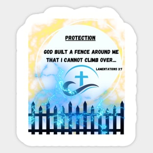 FENCE OF PROTECTION (WITH FORCE FIELD) Sticker